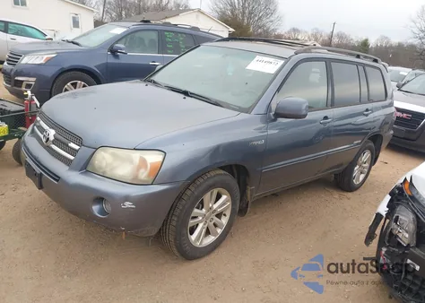 2006 Toyota Highlander Hybrid Limited V6 из США, поврежденный, VIN JTEDW21A860009598